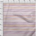 thumbnail image 3 of oneOone Cotton Cambric Purple Fabric Stripes Dress Material Fabric Print Fabric By The Yard 42 Inch Wide, 3 of 4