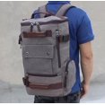 thumbnail image 1 of Mochila de lona para hombre, mochila para estudiantes de secundaria, mochila retro para computadora, bolso de viaje de gran capacidad, bolso para hombre, 1 of 6