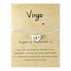 thumbnail image 1 of Xihbxyly Ofertas del día Tobillera de aleación con doce constelaciones Tobillera con doce cartas de constelaciones, 1 of 1