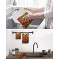 thumbnail image 5 of Country Farm Kitchen Dish Towels for Drying Dishes Set of 3, Farmhouse Pastoral House Tree Flowers Waffle Weave Microfiber Hand Tea Bathroom Towels Quick Dry & Absorbent Towel 15.7x23.6, 5 of 7