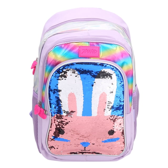 Mochila de moda, bolso de escuela de viaje para estudiantes exquisito con lentejuelas, mochila para niños diseñada con precisión