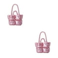 thumbnail image 4 of Baohd Larger Capacity Tote Bag With Big Opening For Easy Access Books Crossbody Bag pink 2Set, 4 of 6