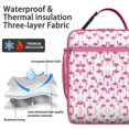 thumbnail image 2 of Tropical Bird Insulated Lunch Box Student Reusable Lunch Bag with Front Pocket Portable Lunch Bag School Travel, 2 of 6