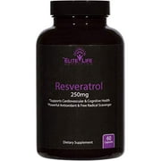 Pure Resveratrol 250mg - Trans-Resveratrol - Super Antioxidant For Men And Women - Supports Heart, Brain, And Immune System Health - Natural, Raw, And Premium Anti-Aging Supplement - 60