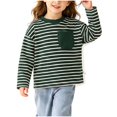 thumbnail image 4 of StSilkitty Sweatshirts for Boys Girls Striped Long Sleeve Crewneck Pullover Tops with Pocket Fall Winter Casual Clothes, 4 of 6