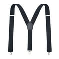 thumbnail image 2 of Angala Classic Solid Color Dress Suspenders For Formal Trouser Braces With Metal Clips And Adjustable Straps For Business Attire And Wedding Events Soft Stylish Basic Suspenders, 2 of 5
