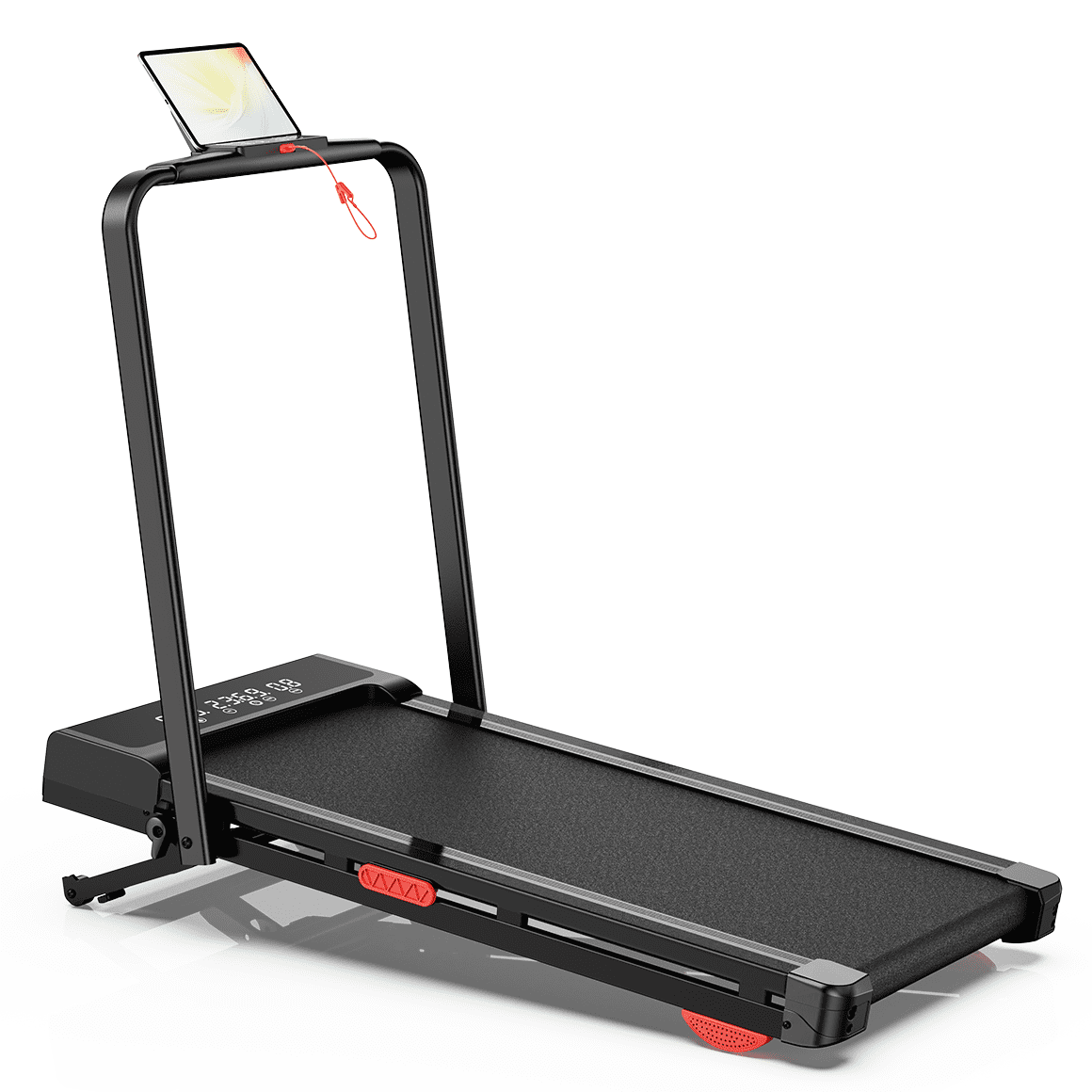 Evitormill Walking Pad With Auto Incline 15%, Under Desk Treadmill for Home/Office, Pink White