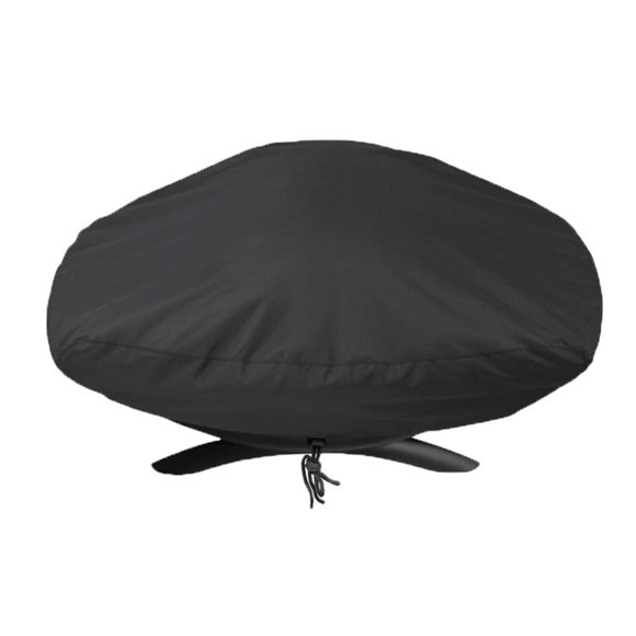 Graflsoa Weatherproof BBQ Grill Cover - Durable 210D Oxford Fabric with Silver Coating, Dust & Sun Protection, Ideal for Indoor & Outdoor Use, Black, 82x48x32cm