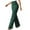 Green, variant on Lenpel Women's Plus Size Work Pants High Waisted Pull on Plaid Flare Wide Leg Pants Bootcut Business Casual Trousers(Dark Blue,Small)