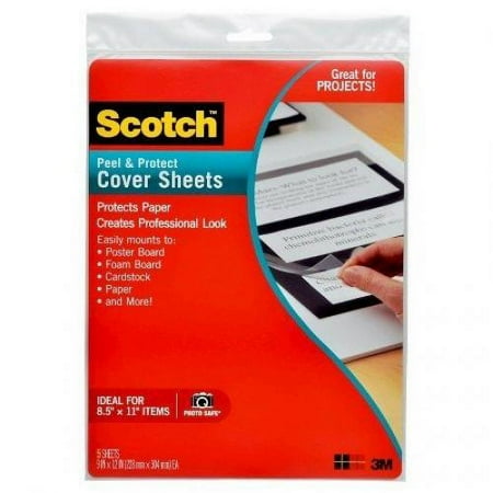 Laminating Sheets 9 In X 12 In 5 Pk