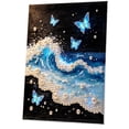 thumbnail image 3 of DIY Beach Pearl Diamond Painting Kit, 12x16 Inch Sparkling Full Drill Ocean Wave Craft Kit, Stress Relief DIY Artwork, Ideal Wall Ornament & Unique Present, 3 of 8