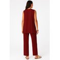 thumbnail image 4 of Moomaya Womens Viscose Jersey 2 Piece Lounge Set - Buttery Soft Tank Top and Wide Leg Pants with Pockets - Ladies Lounge Set, 4 of 7