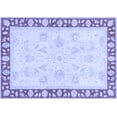 thumbnail image 1 of Ahgly Company Indoor Rectangle Oriental Blue Traditional Area Rugs, 2' x 3', 1 of 4