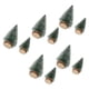 thumbnail image 5 of Juego de 10 adornos navideños de pino, pequeños adornos navideños de mesa, árbol artificial., 5 of 14