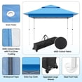 thumbnail image 6 of LAZY BUDDY 12' x 12' Ez Pop up Canopy Tent Folding Instant Shelter Outdoor Camping Party Canopy Gazebo, Adjustable Height, 6 of 9