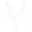 Gold, variant on Initial Layered Necklaces for Women, 14K-Gold-Plated Coin Letter Necklace Bar Stacking Layer Necklace Multi Bar Layering Y-Necklaces Jewelry for Women