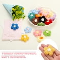 thumbnail image 4 of Uxcell Crochet Flowers, Applique Flowers for Craft Sewing Crochet Flowers Appliques Embellishments Yellow/Cream White, 4 of 6