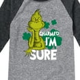 thumbnail image 3 of The Grinch - Charmed Im Sure - Toddler And Youth Raglan Graphic T-Shirt, 3 of 5