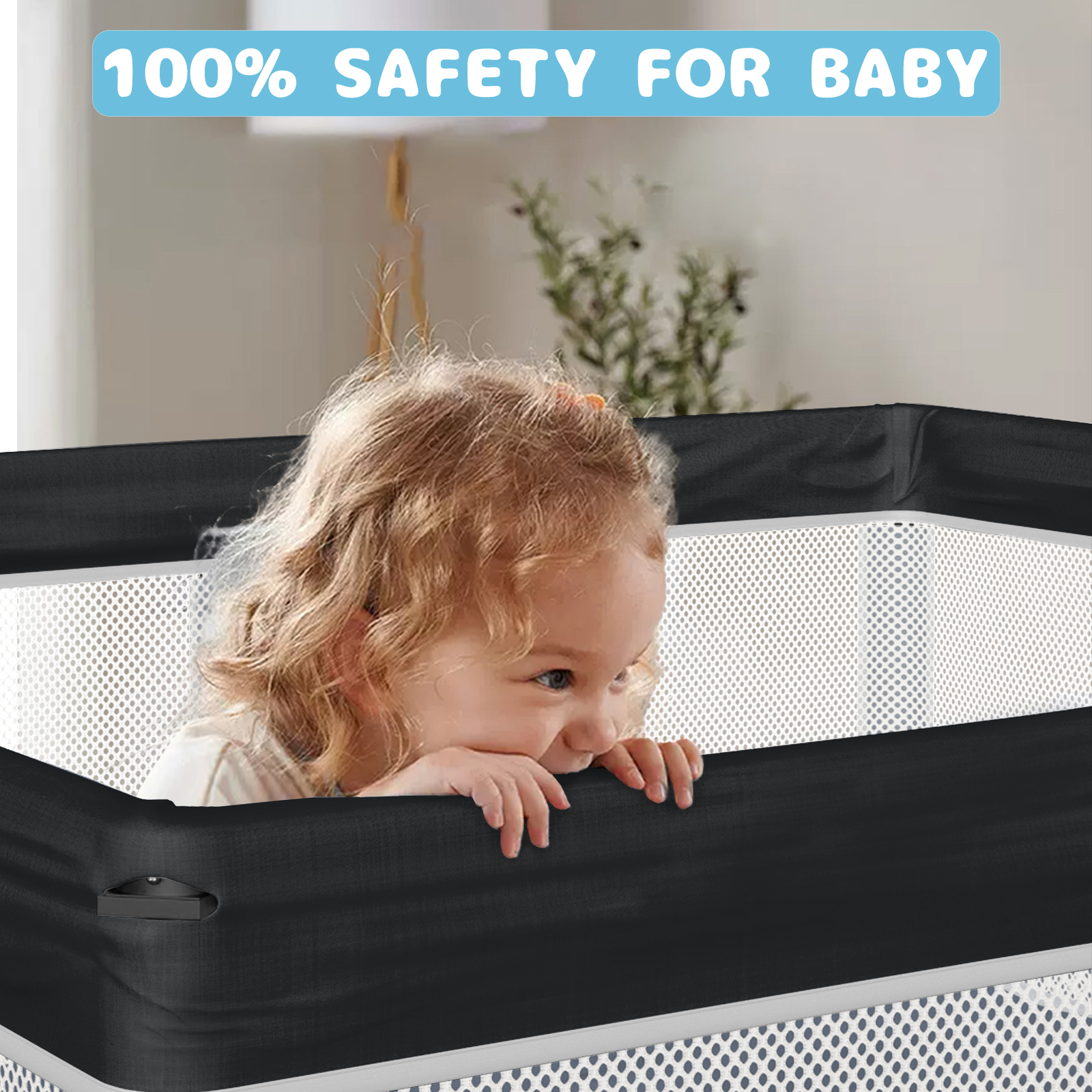G TALECO GEAR Foldable Baby Playpen 50x50 With Mat photo 4