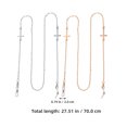 thumbnail image 2 of SEWACC 2 Pcs Cordons de Lunettes Alliage Style Rétro Antidérapant Usage Quotidien Femmes Rentrée Scolaire, 2 of 8