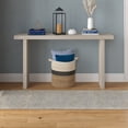 thumbnail image 3 of Evelyn&Zoe Modern/Contemporary 55" Wide Alder White Console Table, 3 of 5