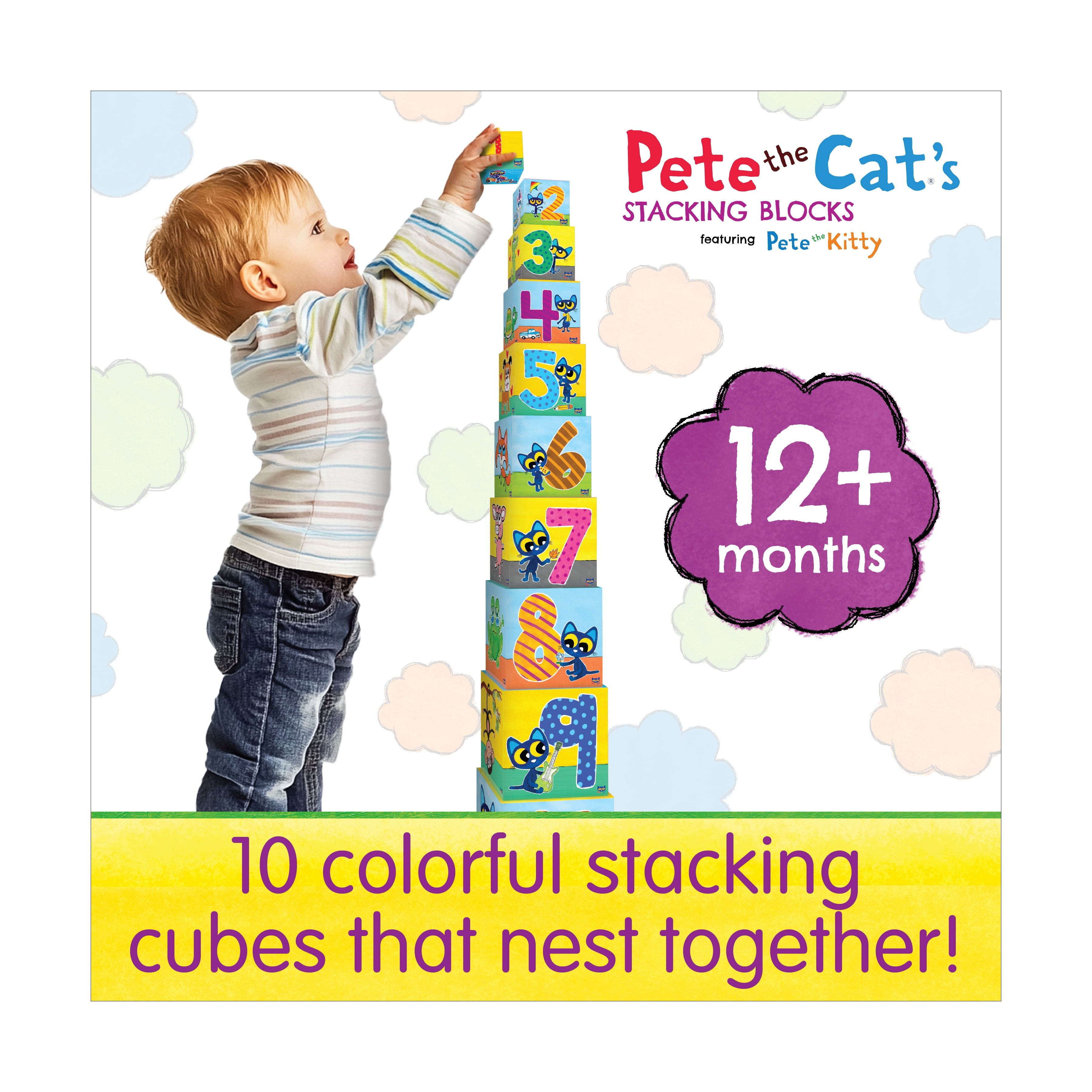 The Learning Journey Pete the Cat's Stacking Blocks featuring Pete the Kitty