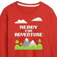 thumbnail image 3 of Instant Message - Gamer - Ready for Adventure - Toddler & Youth Long Sleeve Graphic T-Shirt, 3 of 6