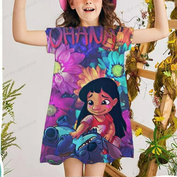 2022 enfants vêtements filles été Disney point imprimer tenue décontractée  quotidien bébé filles jolies robes pour enfants 2-12 ans 