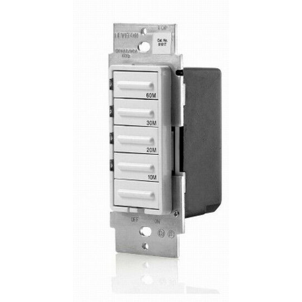 Leviton LTB601LZ 2Pk 20A 1HP Preset 10203060 minutes Countdown