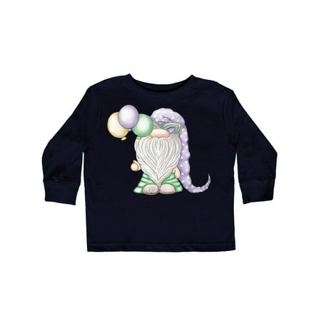 

Inktastic Mardi Gras Gnome Gift Toddler Boy Girl Long Sleeve T-Shirt