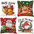 thumbnail image 1 of Fundas de Cojín de Navidad, Fundas de Cojín de Navidad Suaves, Fundas de Cojín Decorativas para Decoración Navideña del Hogar, 1 of 5