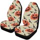 thumbnail image 1 of Juego de 2 fundas para asientos de coche ABPHQTO Halloween calabazas y murciélagos, 1 of 3