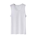 thumbnail image 2 of Ceisia Men's Mesh Breathable Tank Top Lightweight Sleeveless Undershirt for Daily Wear White XXL Gifts for Father, 2 of 8