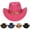Rose Red, variant on Gresahom Personalized Boys Cowboy Hats for Kids Ages 2-8, Leather Hatband Camel Toddler Cowboy Hat, Western Cowgirl Hat for Girls(Children (52-54cm))