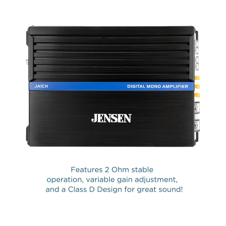 Jensen JA1CH Class-D Mono Amplifier | 1200 Watts Peak Power
