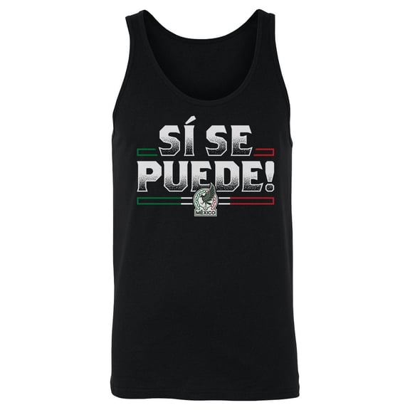 Men's 500 Level  Black Mexico National Team Si Se Puede  Tank Top