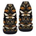 thumbnail image 5 of FUIALDOLG Polyester Fabric Front Seat Covers, Elastic Stretch 2 Pack Front Seat Protector for Women and Men, Universal for Van and Vehicle, 5 of 6