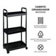 thumbnail image 2 of Carrito Auxiliar Organizador Almacenamiento Multiusos Con 3 Niveles, 2 of 6