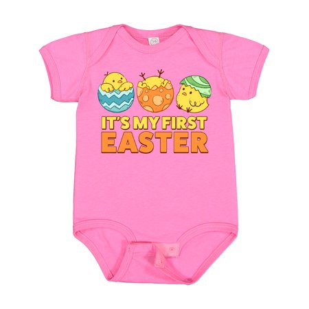 

Inktastic It s My First Easter Gift Baby Boy or Baby Girl Bodysuit