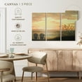 thumbnail image 4 of Elephant Stock Sunset Chairs Wall Art - Horizontal Multi Panel Canvas - Living Room Wall Decor - Beach Multi Panel - Gray And Orange Decor By Bruce Nawrocke - 33" x 20", 4 of 4