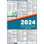 2024 North Carolina State and Federal Labor Law Poster (Laminated)