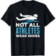 thumbnail image 1 of Not All Athletes Wear - Camiseta divertida para nadadores, 1 of 2