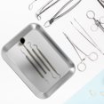 thumbnail image 2 of Surgical Square Tray Medical Instrument Plate Medical Dressing Change Tray, 2 of 6