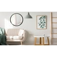 thumbnail image 7 of Infinity Instruments Nera Black Round Modern 22-inch Wall Mirror, 7 of 7