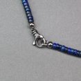 thumbnail image 4 of COAI Natural Lapis Lazuli Stone Bead Heishi Necklace for Him, 4 of 5