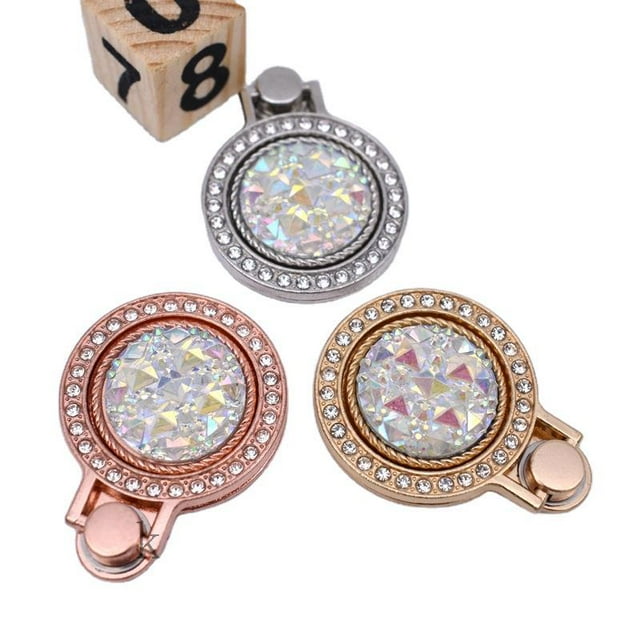 Bling Bling Phone Ring Holder, Artificial Diamond Phone Ring Holder, Rhinestone Mobile Phone Finger Ring para teléfonos, Pad, 3pacs TUNC Sencillez
