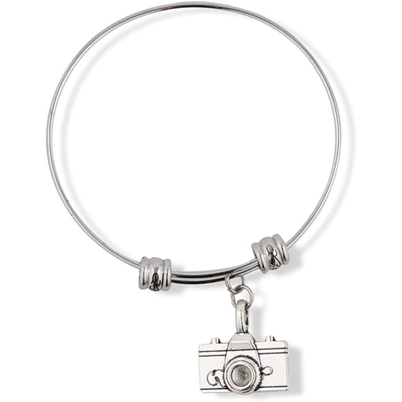 Cadeaux pour Photographe Bijoux Appareil Photo Bracelet Jonc Appareil Photo