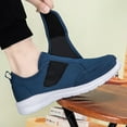 thumbnail image 5 of Men's Casual On Shoes Comfortable Breathable Non Walking Sneakers For Wide Feet Soft Sole Lightweight Loafer Men'S Black Shoes, 5 of 8