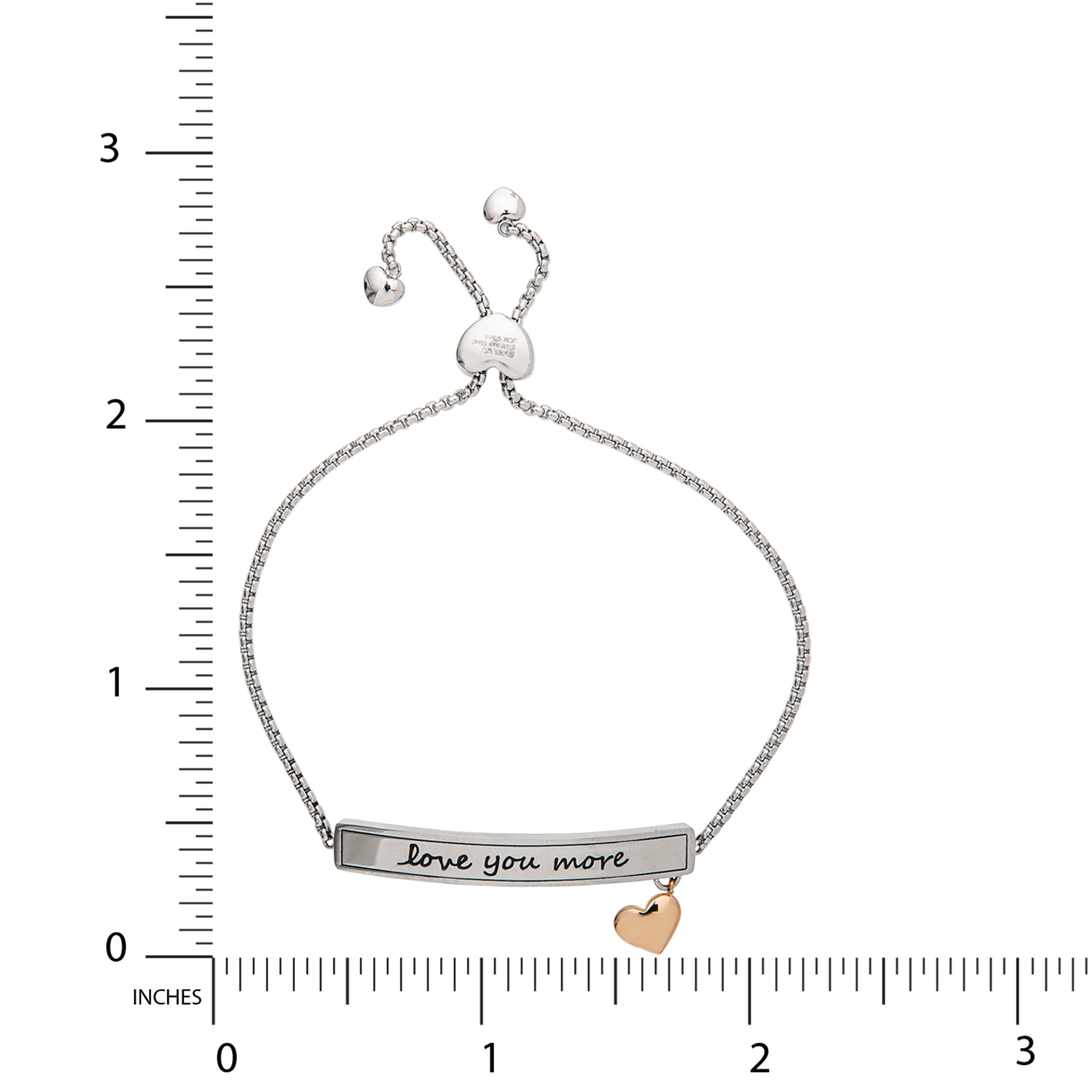 Connections From Hallmark Connections From Hallmark Stainless Steel I Love You More Lariat Bracelet Walmart Com Walmart Com Connections From Hallmark Connections From Hallmark Stainless Steel I Love You More Lariat Bracelet Walmart Com Walmart Com