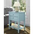 thumbnail image 3 of Ameriwood Home Table d'Appoint Franklin avec 2 Tiroirs en Bleu, 3 of 5